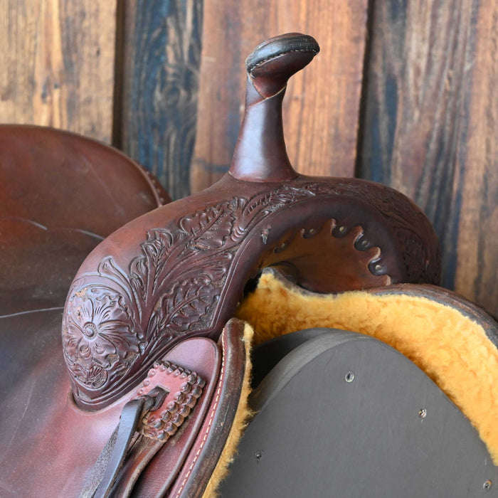 16" USED BOB'S CUSTOM CUTTING SADDLE