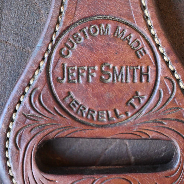 16" USED JEFF SMITH RANCH CUTTER SADDLE