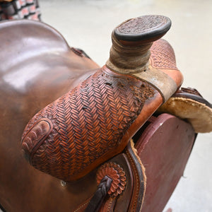 15.5" USED JEFF SMITH RANCH SADDLE