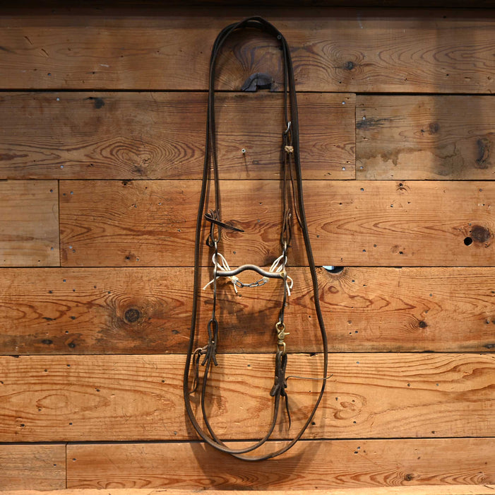 Crockett Solid Port Bridle Rig w/ Split Ear Headstall