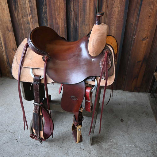 16.5" TESKEY'S PRO CUTTER RANCH CUTTER SADDLE Saddles - New Teskey's Saddlery