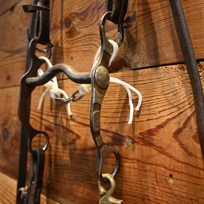 Crockett Solid Port Bridle Rig w/ Split Ear Headstall