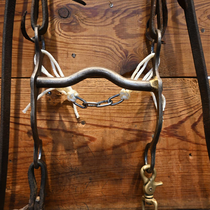 Crockett Solid Port Bridle Rig w/ Split Ear Headstall