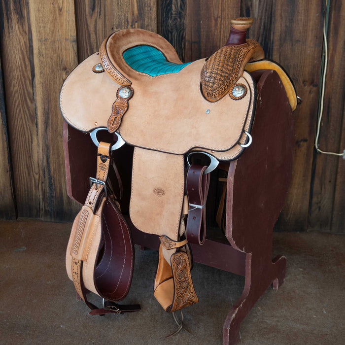 14" TESKEY'S CALF ROPING SADDLE