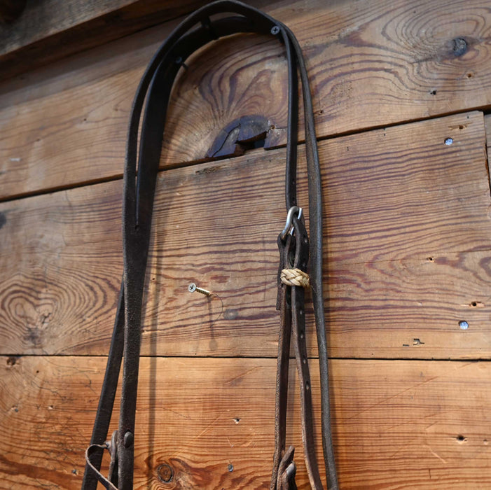 Crockett Solid Port Bridle Rig w/ Split Ear Headstall
