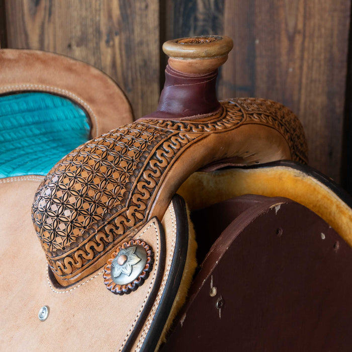 14" TESKEY'S CALF ROPING SADDLE