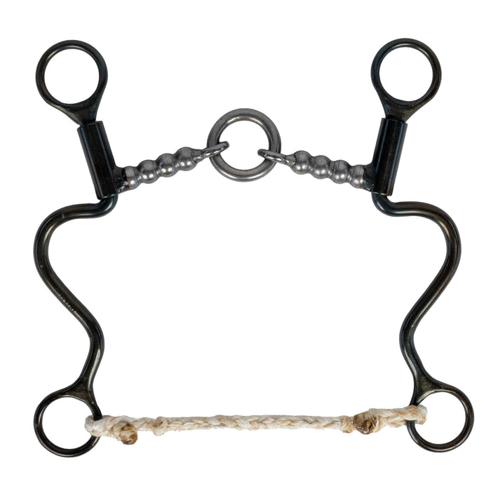Dutton Ball Lifesaver Bit with Long Cavalry Shank Tack - Bits Dutton