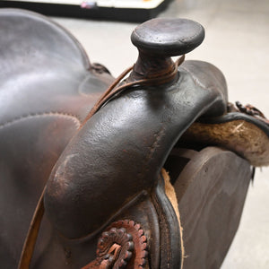 15.5" USED CRAIG LEWIS RANCH SADDLE Saddles Craig Lewis