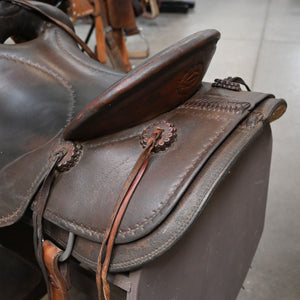 15.5" USED CRAIG LEWIS RANCH SADDLE Saddles Craig Lewis