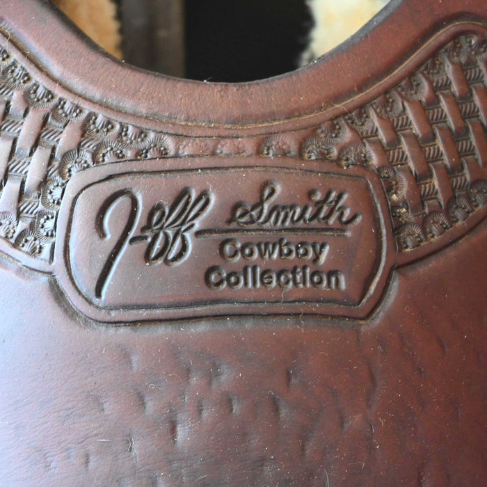 16.5" USED JEFF SMITH BUSTER WELCH CUTTING SADDLE
