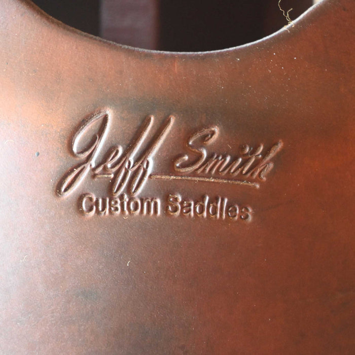 16.5" USED JEFF SMITH BUSTER WELCH CUTTING SADDLE Saddles - Used Jeff Smith