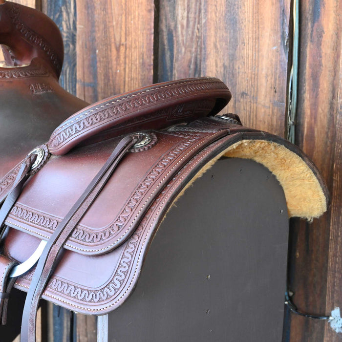 15.5" USED JEFF SMITH BUSTER WELCH CUTTING SADDLE