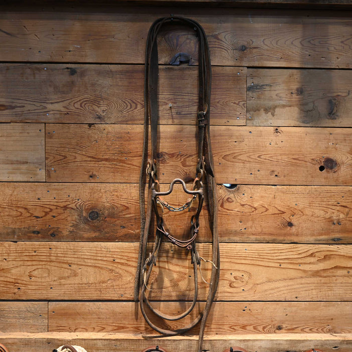 Phillip Casey Solid Port Bridle Rig w/ Split Ear Headstall