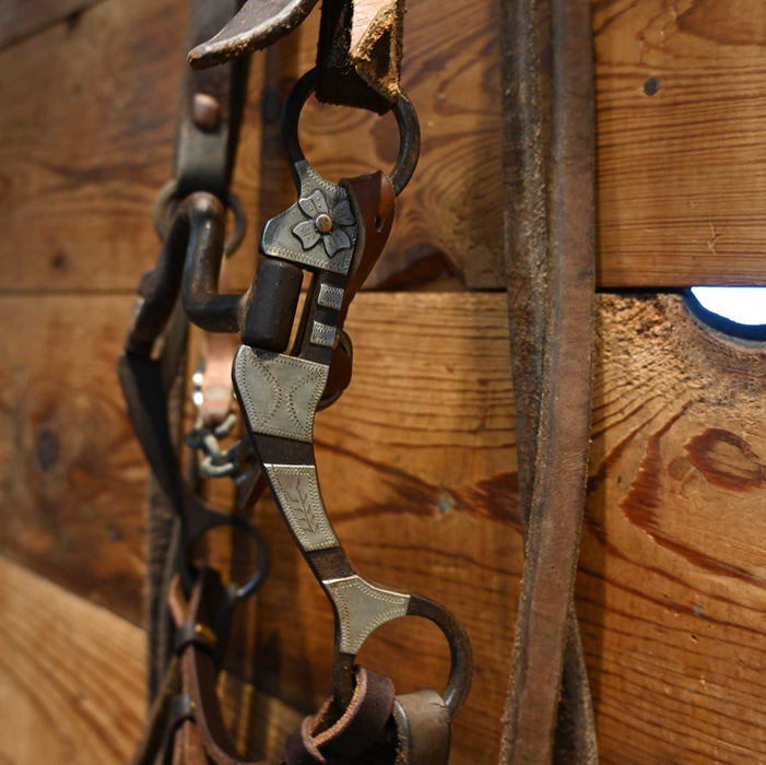 Phillip Casey Solid Port Bridle Rig w/ Split Ear Headstall