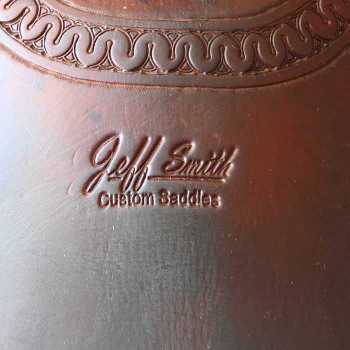 15.5" USED JEFF SMITH BUSTER WELCH CUTTING SADDLE