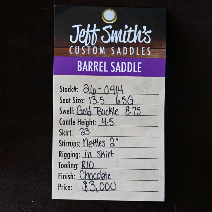 13.5" USED JEFF SMITH BARREL SADDLE