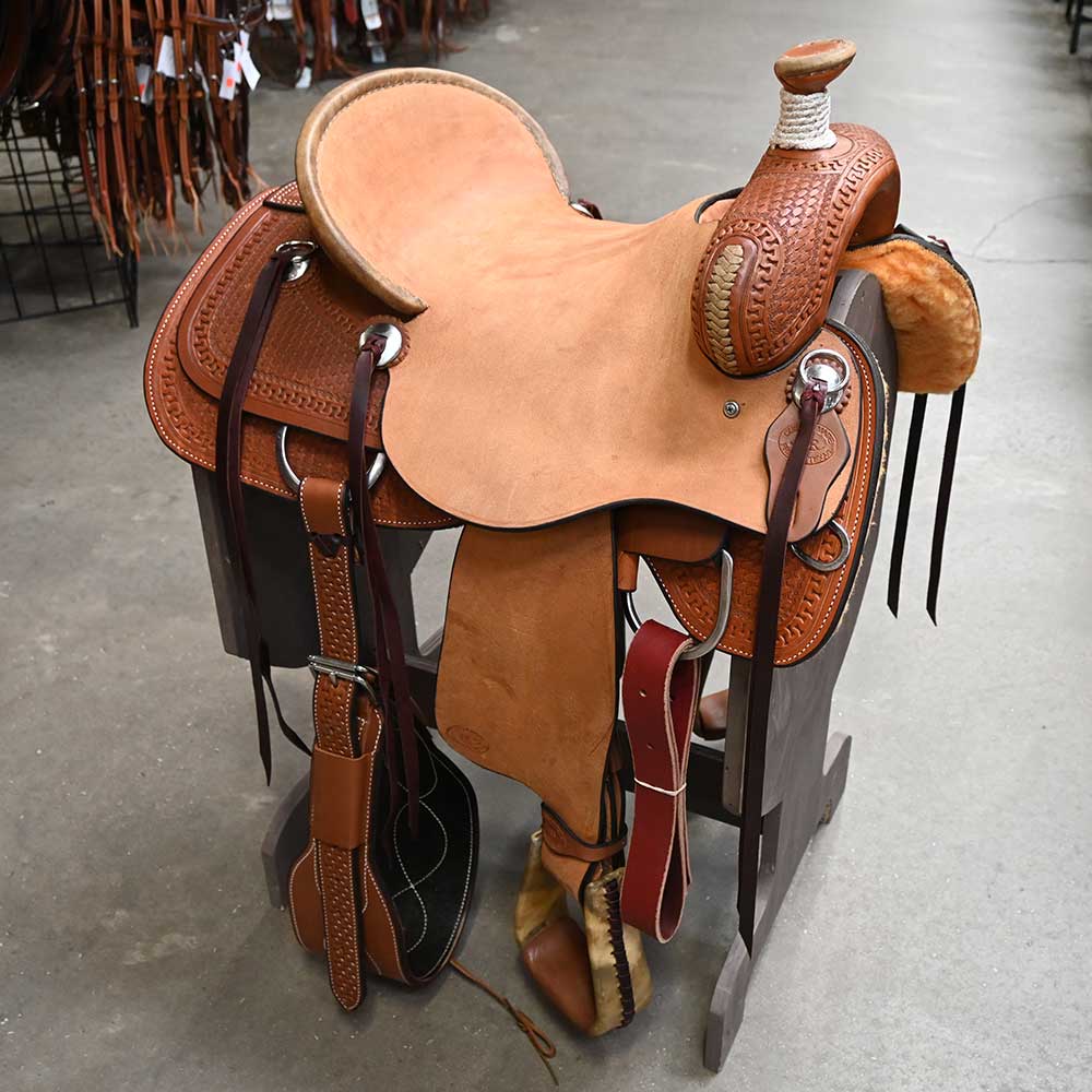 16" HR ROPING SADDLE Saddles HR SADDLES   