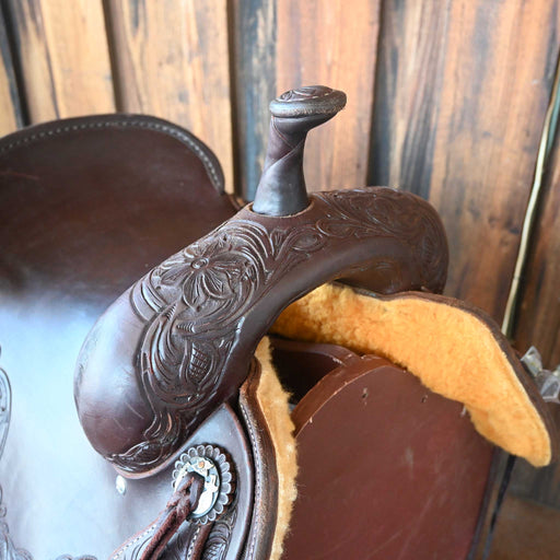 16" USED JEFF SMITH BEAU GALYEAN CUTTING SADDLE Saddles - Used Jeff Smith
