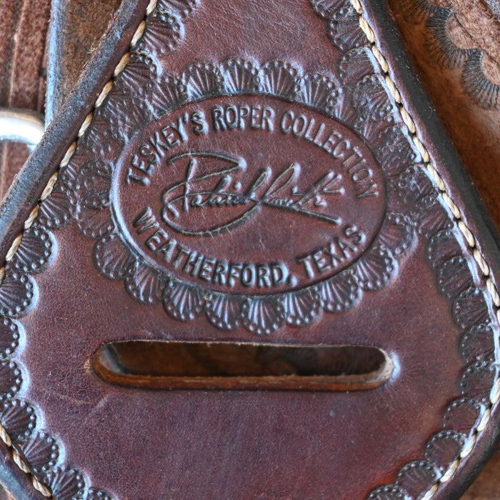 12" USED PATRICK SMITH TEAM ROPING SADDLE