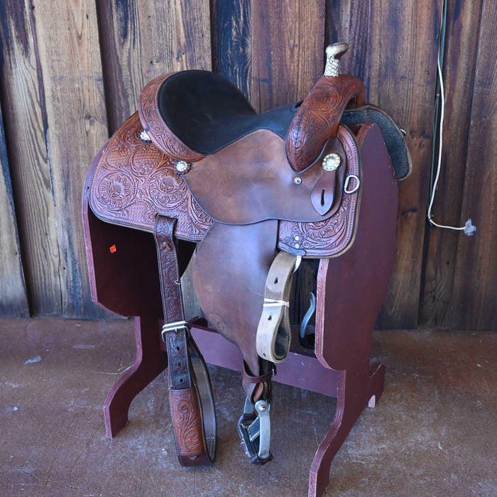 13" USED CIRCLE Y MARLENE EDDLEMAN BARREL SADDLE