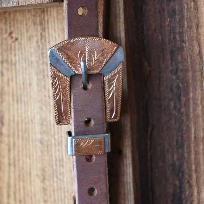 Kerry Kelley Silver Mounted 02S Ported Chain Bridle Rig w/Joe Hipp Leather