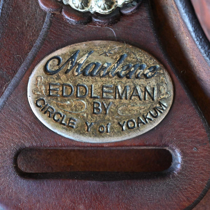 13" USED CIRCLE Y MARLENE EDDLEMAN BARREL SADDLE