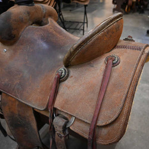 14" USED HAT BRAND RANCH SADDLE Saddles Jason Senior   