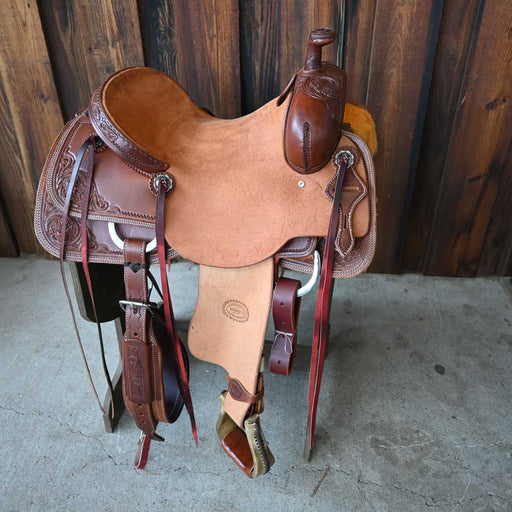 15" TESKEY'S RANCH CUTTER SADDLE Saddles - New Teskey's Saddlery