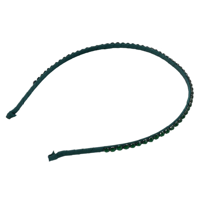 Green Rhinestone Headband WOMEN - Accessories - Hair Accessories Mud Pie