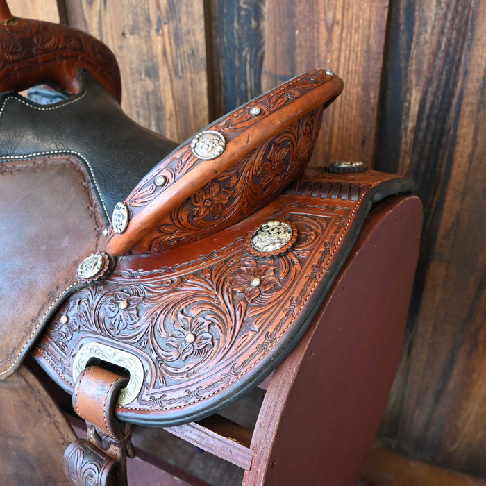13.5" USED CACTUS MARLENE MCRAE BARREL SADDLE