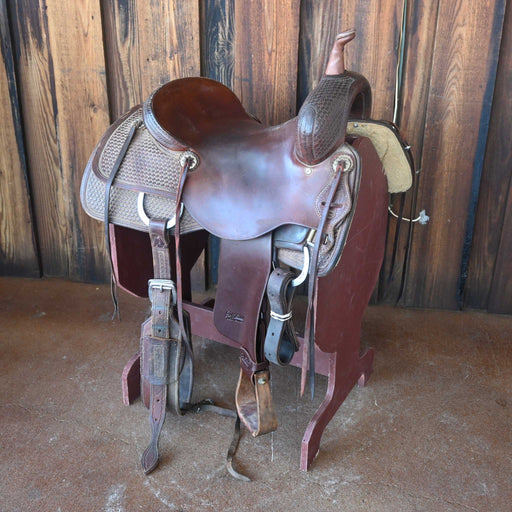 16" USED JEFF SMITH BUSTER WELCH CUTTING SADDLE Saddles - Used Jeff Smith