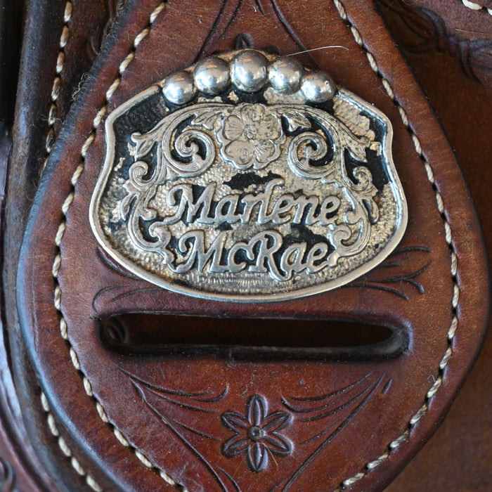 13.5" USED CACTUS MARLENE MCRAE BARREL SADDLE