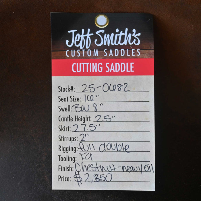 16" USED JEFF SMITH BUSTER WELCH CUTTING SADDLE Saddles - Used Jeff Smith