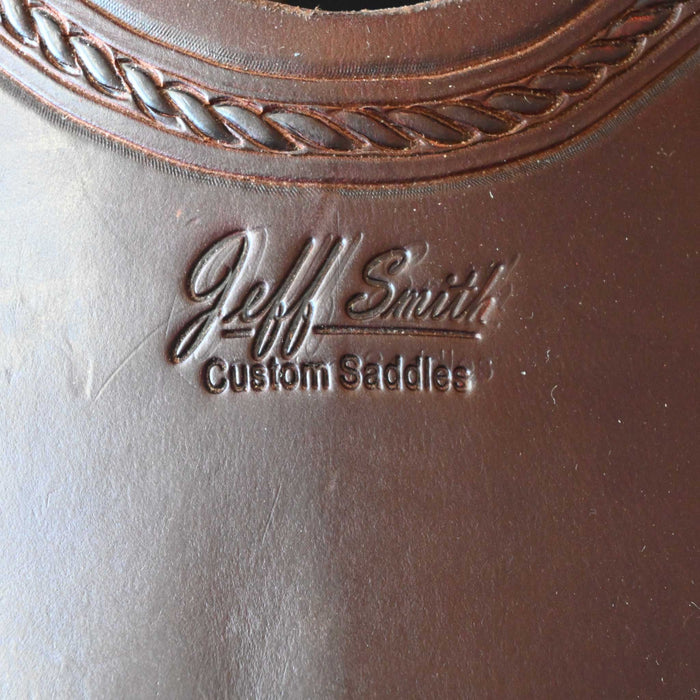 17.5" USED JEFF SMITH BUSTER WELCH CUTTING SADDLE