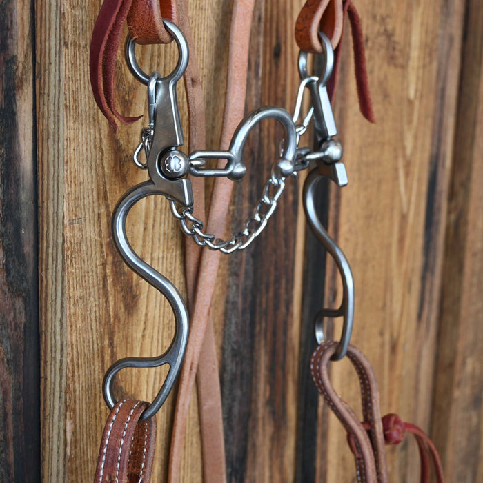 Kerry Kelley 10 Ported Chain Bridle Rig w/All New Leather