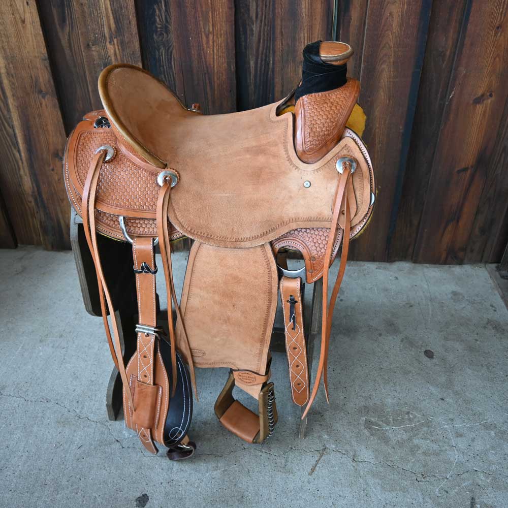 16" BRAZOS RIVER WADE SADDLE Saddles Brazos River Saddlery   