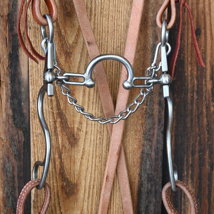 Kerry Kelley 10 Ported Chain Bridle Rig w/All New Leather