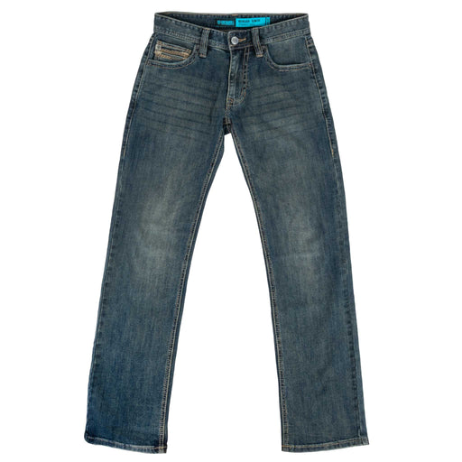 Rock & Roll Denim Men's Feather Embroidered Revolver Straight Bootcut Jean MEN - Clothing - Jeans Panhandle