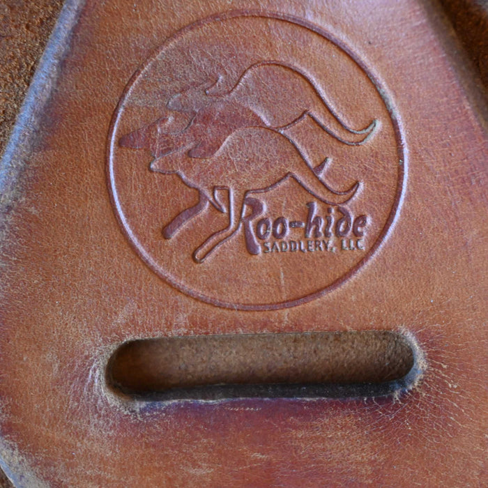 14" USED ROO HIDE BARREL SADDLE