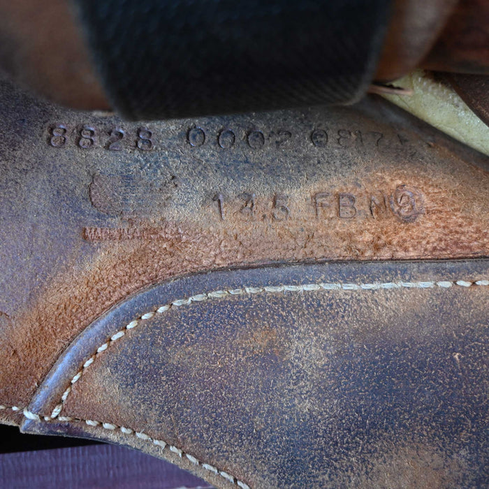 14" USED ROO HIDE BARREL SADDLE