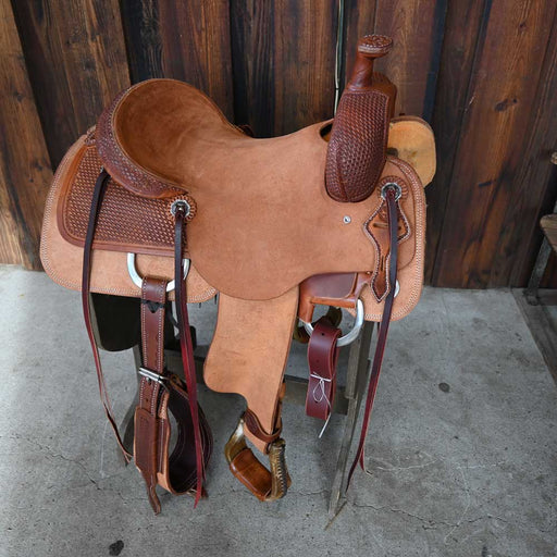 16" TESKEY'S RANCH CUTTER SADDLE Saddles - New Teskey's Saddlery