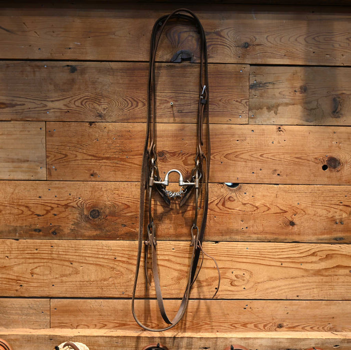Josh Ownbey Cowboy Line Correction Bridle Rig w/ Split Ear Headstall