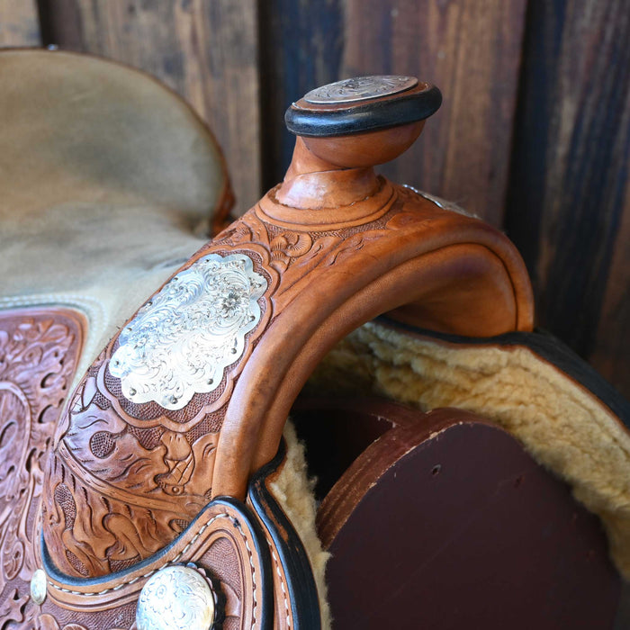 15" USED ROB'S WESTERN SHOW SADDLE