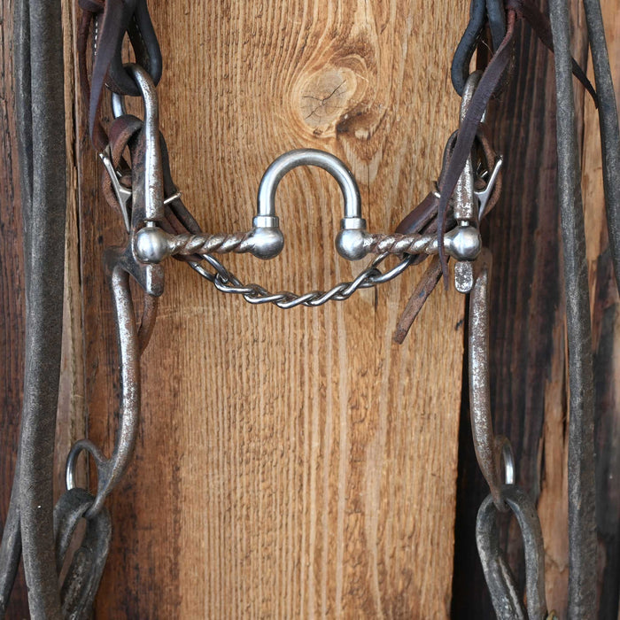 Kerry Kelley 7 Twisted Wire 20 Bridle Rig w/Split Ear Headstall