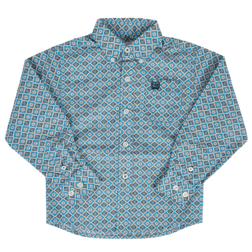 Cinch Toddler Boy's Geo Print Button Down Shirt KIDS - Baby - Baby Boy Clothing Cinch