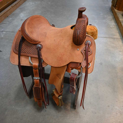 15.5" TESKEY'S RANCH CUTTER SADDLE Saddles - New Teskey's Saddlery
