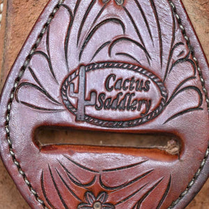 14.5" USED CACTUS ROPING SADDLE Saddles CACTUS SADDLERY   