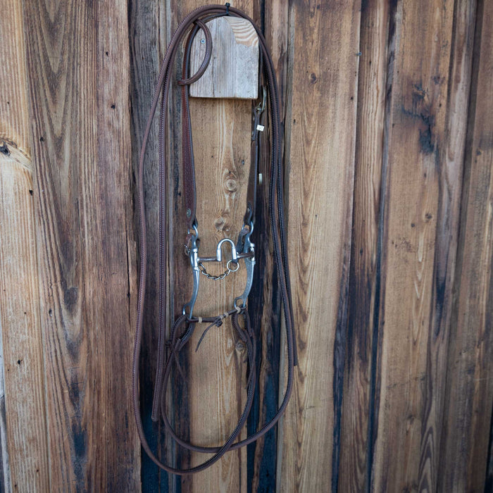 Dennis Moreland Solid Port Bridle Rig w/Single Ear Headstall