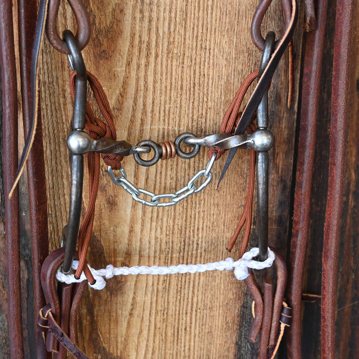 Kerry Kelley 50 Slow Twist Dogbone Bridle Rig w/All New Leather