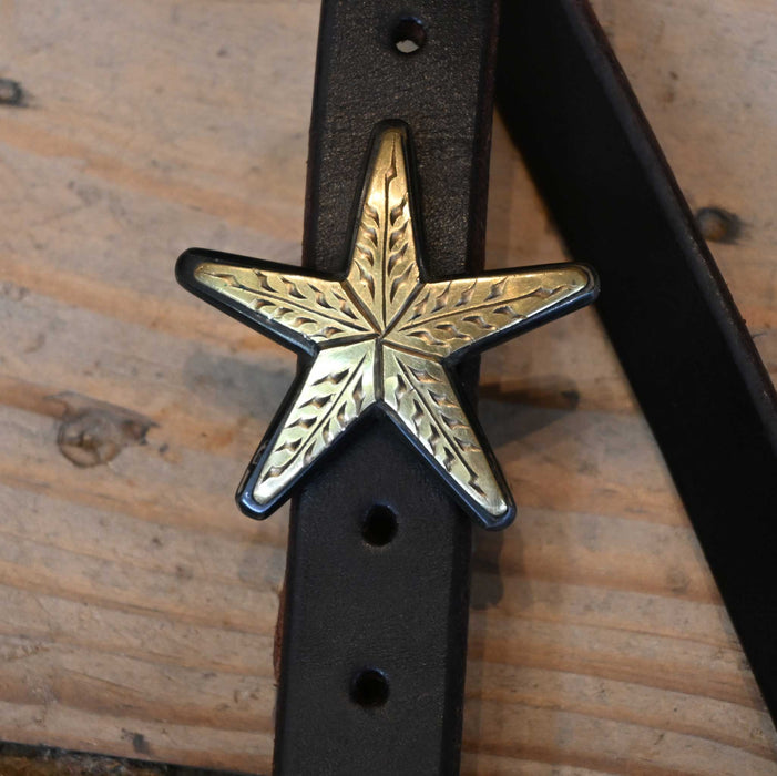 Casey Tew Single Ear Headstall w/Oscar Urest Buckle Tack - Headstalls Casey Tew